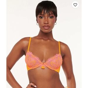 Savage x Fenty Stranded In Lace Crochet Plunge Bra